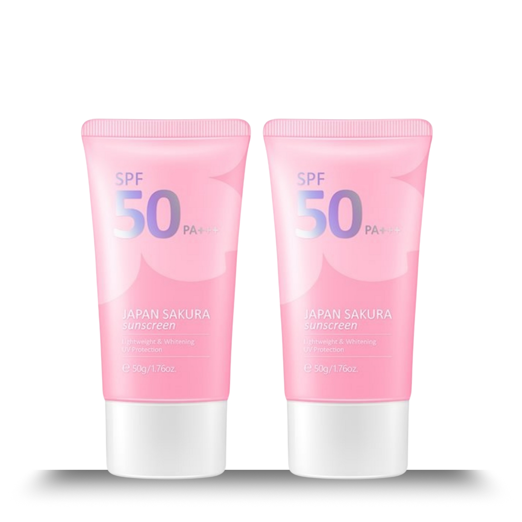Sakura Sunscreen 2 Pack – SPF 50+ Daily Sun Protection for All Skin Types