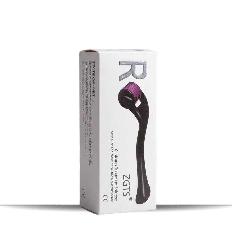 ZGTS Titanium Derma Roller for Skin & Hair Regrowth - 192 Needles