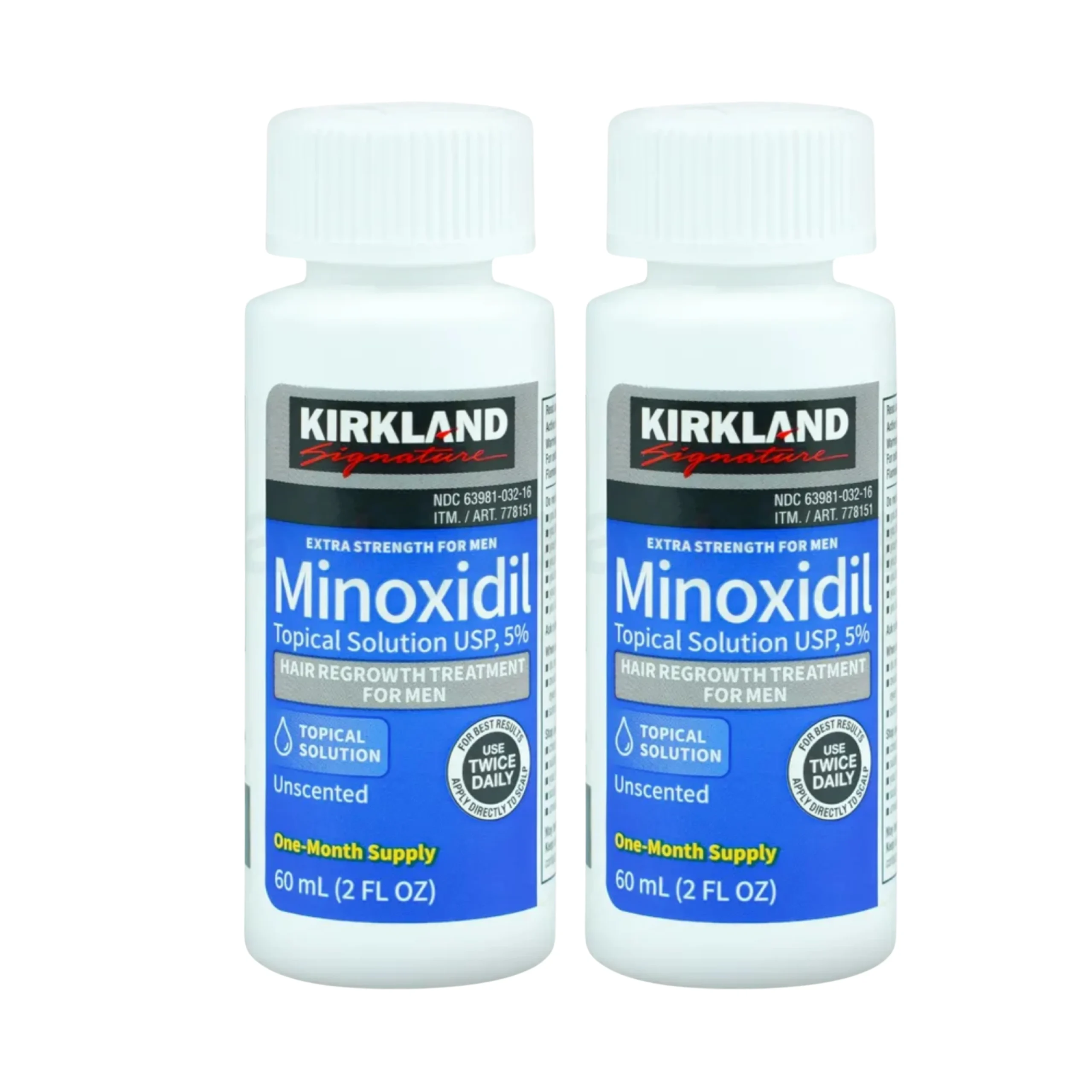 Kirkland Signature Minoxidil 5% Topical Solution for Thicker Hair and Beard