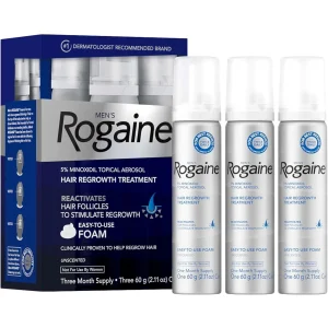 Original Men's Rogaine 5% Minoxidil Foam 3 Month Supply Price in Bangladesh