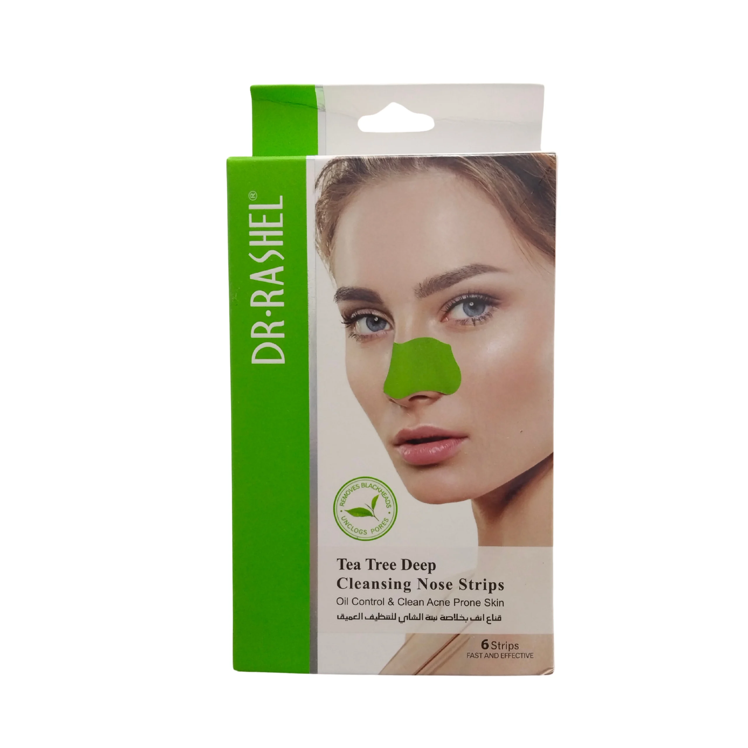 Dr. Rashel Tea Tree Deep Cleansing Nose Strips for Blackhead Removal (6 Strips)