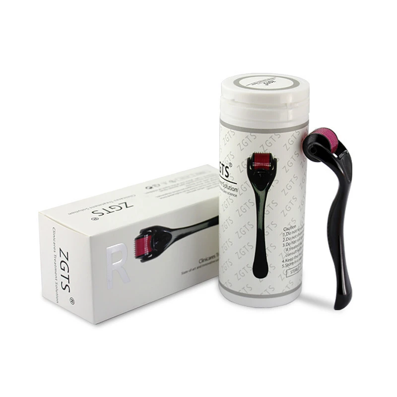 ZGTS Titanium Needle Derma Roller for Skin Hair & Beard Regrowth microneedling treatment tool