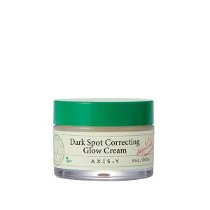 AXIS-Y Dark Spot Correcting Glow Cream - 50ml (Advanced Formula) | Brightening & Hydrating Korean Face Moisturizer