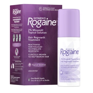 Women's Rogaine 2% Minoxidil Topical Solution Hair Regrowth Treatment - 60ml (1 Month Supply)