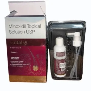 Tinfal-5 Minoxidil Topical Solution USP 5% – Advanced Hair Regain Treatment for Hair Loss Control