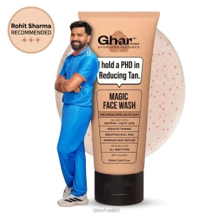 Ghar Soaps Magic De-Tan Face wash With Saffron & Glutathione 100ml