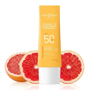 Dot & Key Vitamin C + E Super Bright Sunscreen SPF50+ PA++(50g)