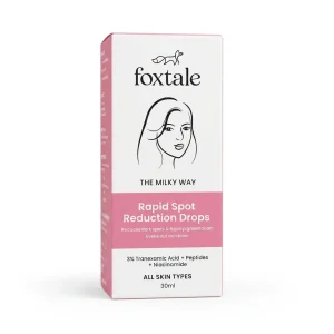 Foxtale Rapid Spot Reduction Drops (30ml) - Serum for Dark Spots & Hyperpigmentation