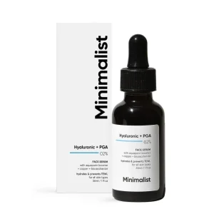 Minimalist Hyaluronic + PGA 2% Serum 30ml – Deep Hydration for All Skin Types