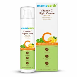 Mamaearth Vitamin C Night Cream for Skin Illumination & Brightening (50g)