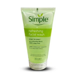 Simple Kind To Skin Refreshing Facial Wash 150ml (UK Imported)