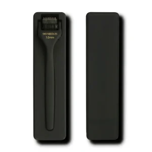 Black Matte Premium 540 Titanium Needle Derma Roller – Skin, Beard & Hair Rejuvenation Tool