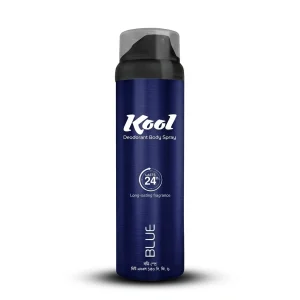 Kool Blue Deodorant Body Spray 150ml – 48H Freshness | Long-Lasting Odor Protection | Cool & Masculine Fragrance for Men