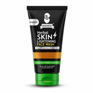 Muuchstac Haldi Herbal Face Wash for Men brightening acne control oil-free glow