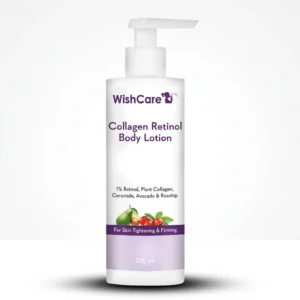 WishCare Retinol Body Lotion with Hyaluronic Acid for Anti-Aging & Skin Renewal (200ml)