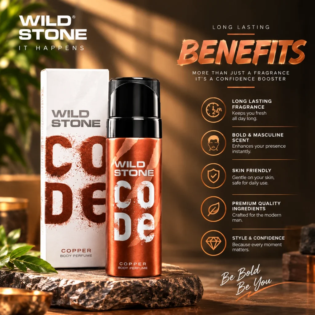 Wild Stone Code Copper Long-Lasting Body Perfume 120ml