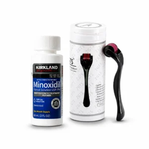Minoxidil 5% & Derma Roller Combo- Kirkland Minoxidil 5% & ZGTS Derma Roller 540 Titanium Needles