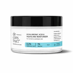 Deconstruct Hyaluronic Acid & Squalane Moisturizer – Hydrating Face Moisturizer for Normal to Combination Skin, 50g