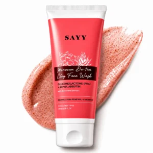 SAYY Deep Cleansing De-Tan Face Wash with Moroccan Clay & PHA - 100ml