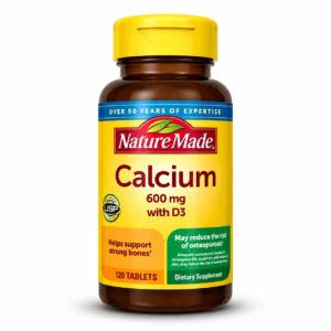Nature Made Calcium 600 mg with Vitamin D3 (120 Tablets)