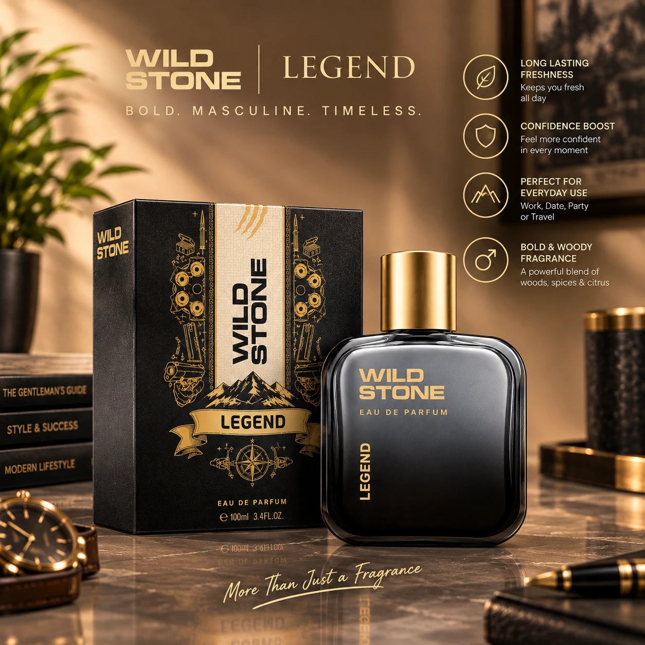 Wild Stone Ammo 100ml men's fragrance bottle