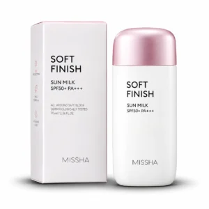 Missha Soft Finish Sun Milk SPF50+ PA+++ – Lightweight, Matte Sunscreen 70ml