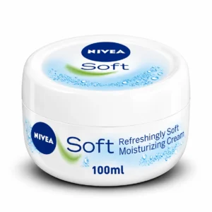NIVEA Soft Light Moisturizing Cream 100ml – For Face, Hands & Body |
