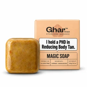 Ghar Magic Soap (Sandalwood & Saffron) 100g