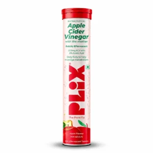 Plix Apple Cider Vinegar Effervescent Tablets (15 Tablets)