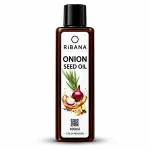 RiBANA Organic Onion Seed Oil - 100% Pure Cold-Pressed - 100ml - Best for Hair Growth & Scalp Care in Bangladesh