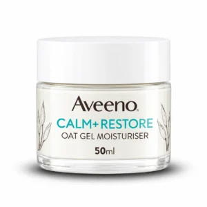 Aveeno Calm + Restore Oat Gel Facial Moisturizer + Prebiotic Oat & Feverfew 50ml