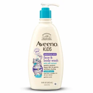 Aveeno Kids Sensitive Skin Face & Body Wash with Oat Extract 532ml