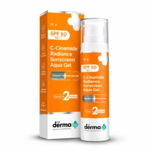 The Derma Co C‑Cinamide Radiance Sunscreen Aqua Gel (50 g)